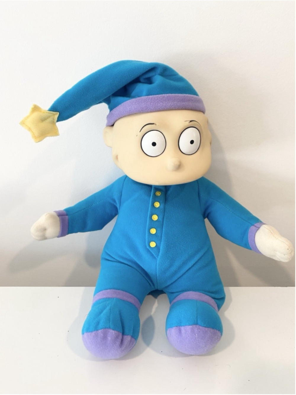 Vintage 1997 Rugrats Slumber Party Tommy Pickles Mattel Plush Doll Pajamas